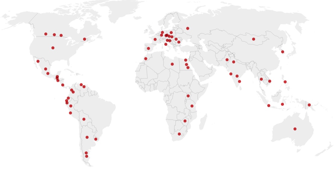 ISDS Case Map